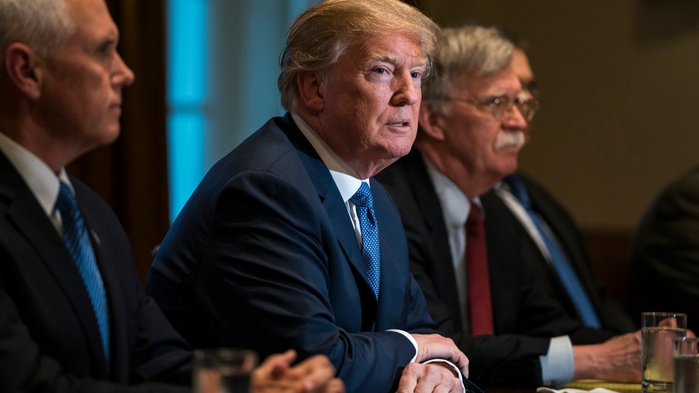 Image: President Trump comments on Syria, FBI raid of Michael Cohen's office at White House