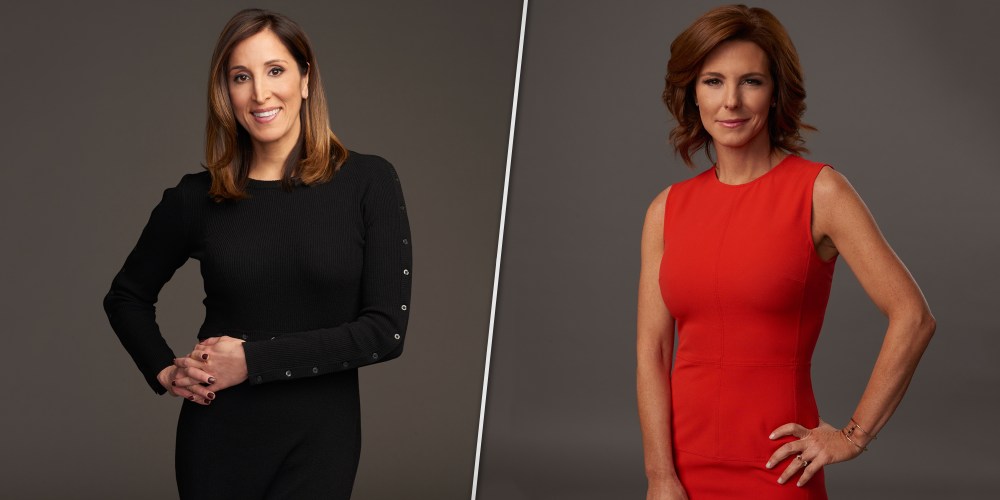 Yasmin Vossoughian, left, and Stephanie Ruhle.;