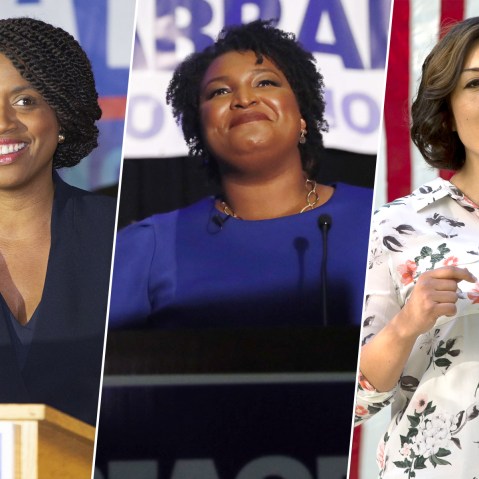 Ayanna Pressley, Stacey Abrams, and Paulette Jordan.