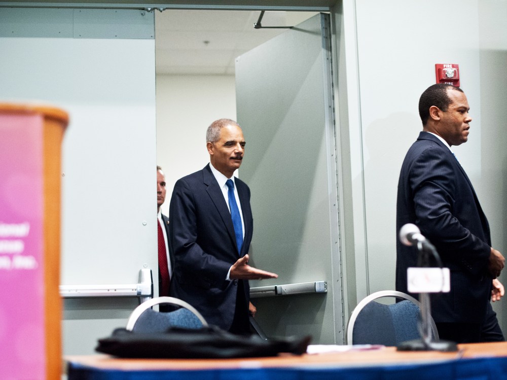 Holder talks Voting Rights Act - Morgan Whitaker - 09/20/2013