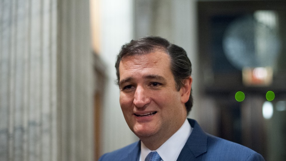 US Republican Senator from Texas Ted Cruz waits for an elevator after a vote on the Senate floor at the US Capitol in Washington on September 30, 2013 as a possible government shutdown looms.