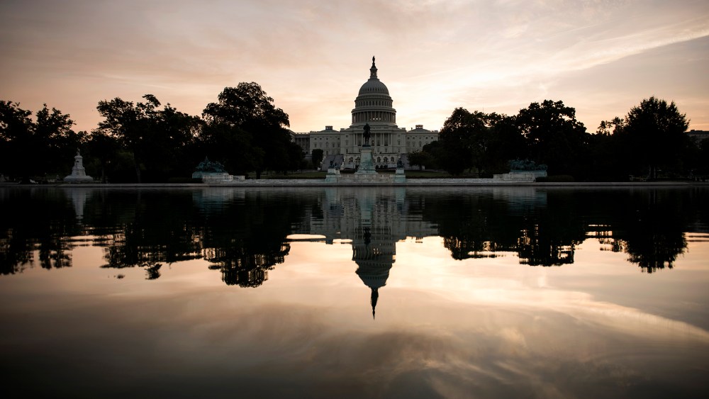 A view of Capitol Hill on Oct. 3, 2013 in Washington, D.C. (Photo by Brendan Smialowski/AFP/Getty)