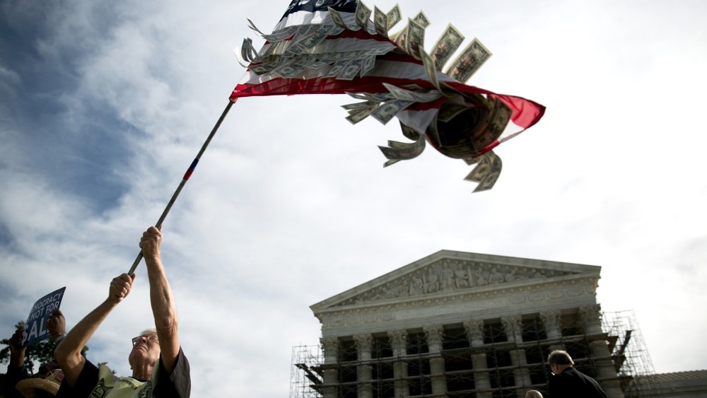 Supreme Court Hears Arguments On Case Involving Donor Limits To Political Campaigns