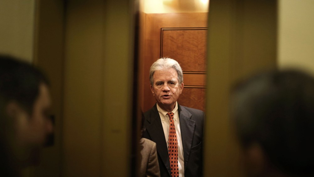 Sen. Tom Coburn (R-OK) at the U.S. Capitol, October 8, 2013 in Washington, D.C., was been identified as one of two Republican senators who placed a hold on Sen. Franken's new mental health bill.