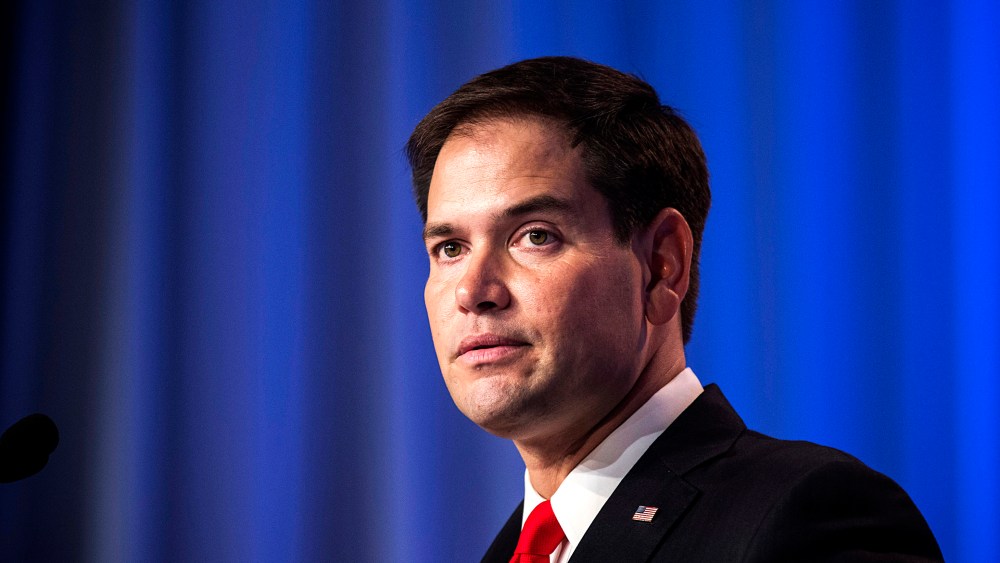 Senator Marco Rubio (R-FL), speaks at the 2013 Values Voter Summit, held by the Family Research Council, on October 11, 2013 in Washington, DC.