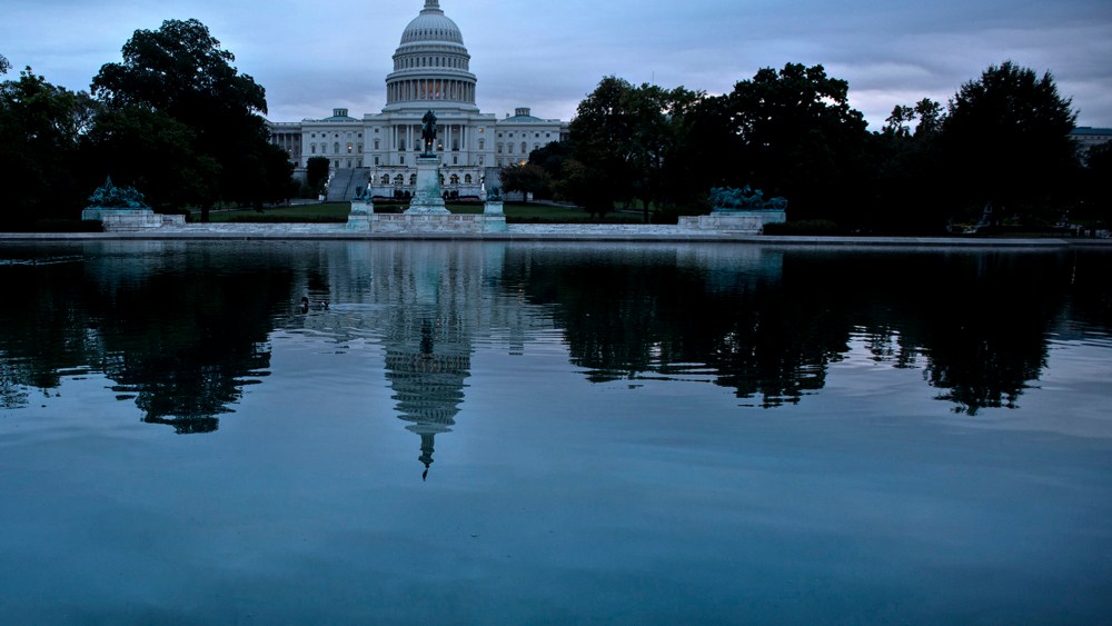 A view of Capitol Hill Oct. 16, 2013 in Washington, D.C.