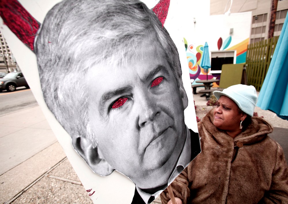 Protests Continue Outside Detroit Bankruptcy Eligibility Hearing