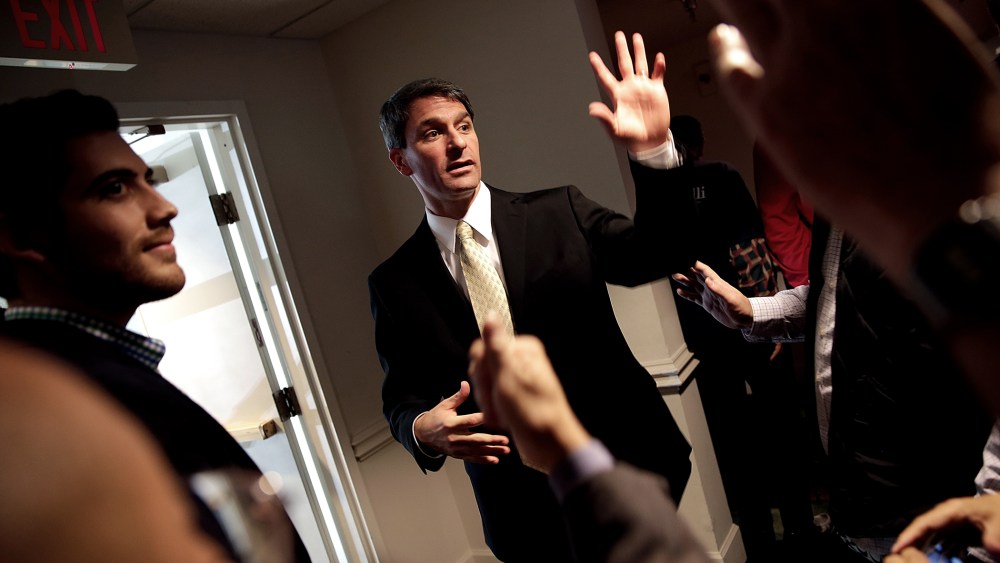 Rand Paul Joins Ken Cuccinelli At Campaign Rally In Virginia