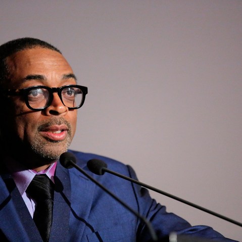 Spike Lee speaks after he is awarded the 20th Annual Dorothy And Lillian Gish Prize, Oct. 30, 2013.