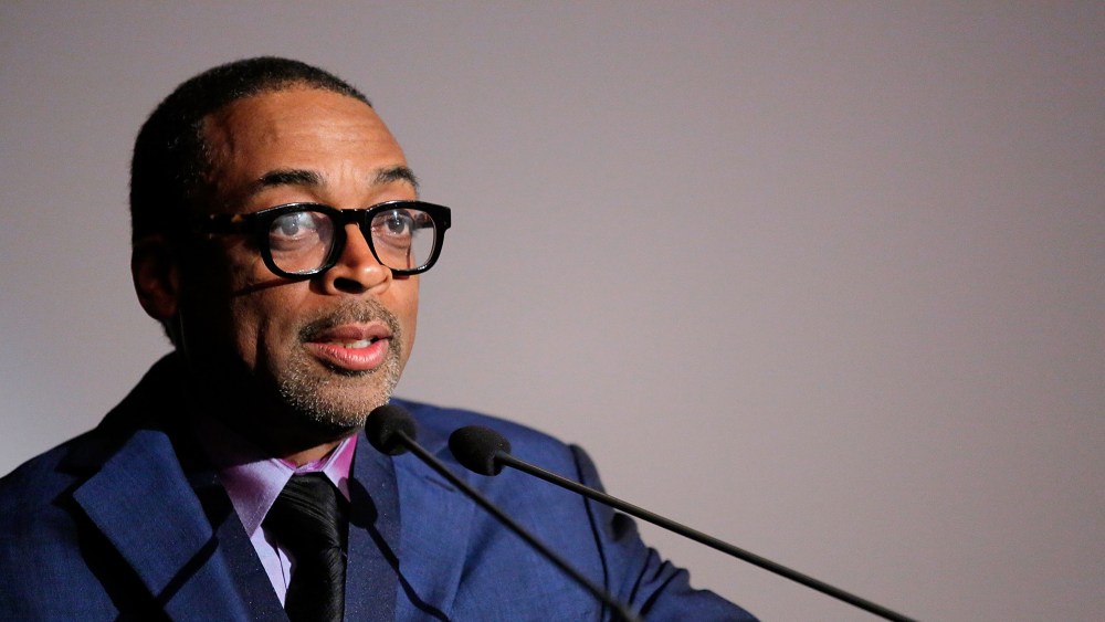 Spike Lee speaks after he is awarded the 20th Annual Dorothy And Lillian Gish Prize, Oct. 30, 2013.