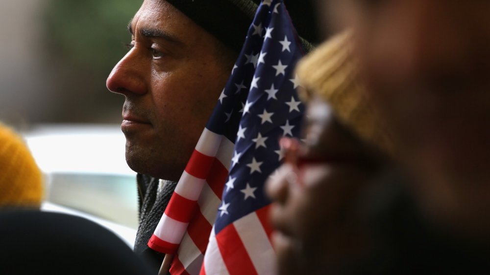 Immigration reform advocates demonstrate in New York City on November 12, 2013.