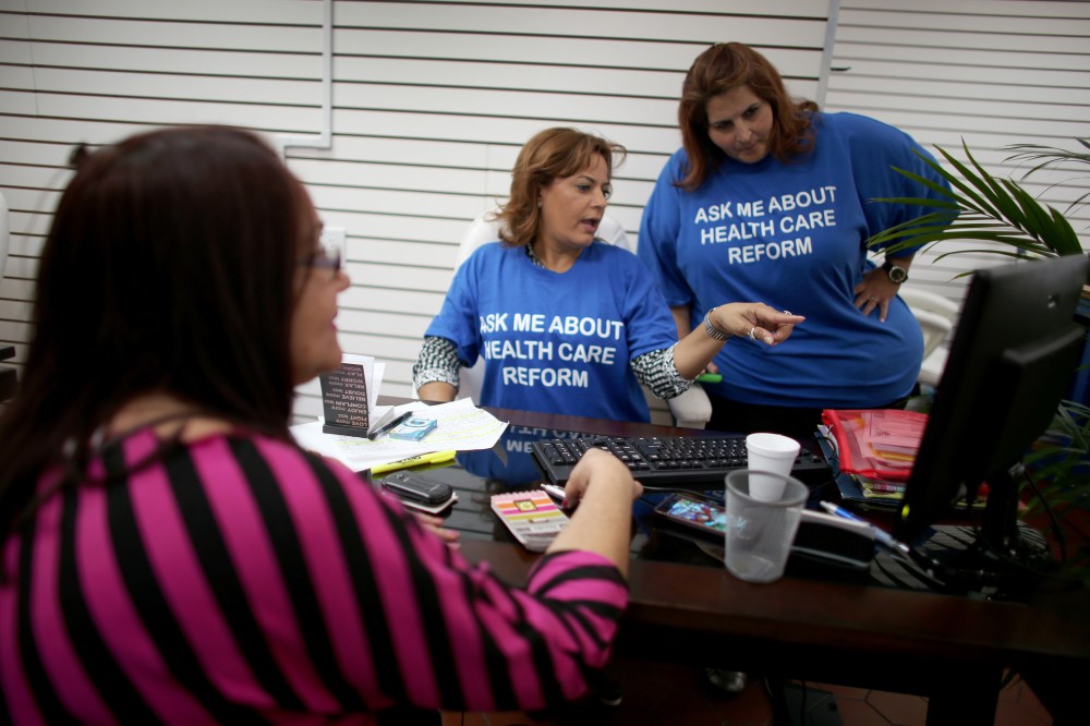 Insurance Agents Aid In Signing People Up For Affordable Health Care Act Coverage