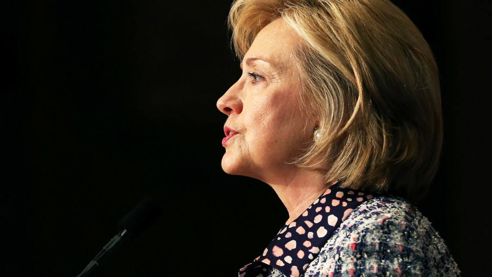 Former Secretary of State Hillary Clinton speaks at Georgetown University, Nov. 15, 2013.