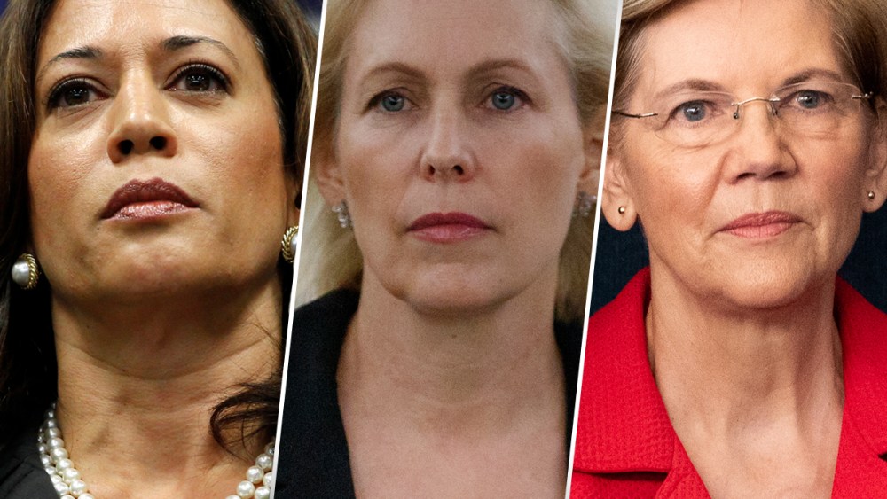 Image: Kamala Harris Kirsten Gillibrand Elizabeth Warren