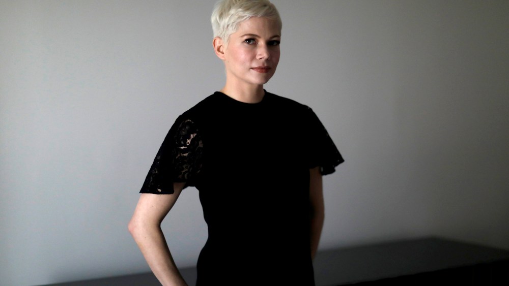 Image: Michelle Williams poses for a portrait in Los Angeles on Dec. 16, 2017.