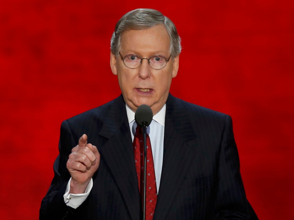 U.S. Senate Minority Leader Mitch McConnell (Photo: REUTERS/Mike Segar)