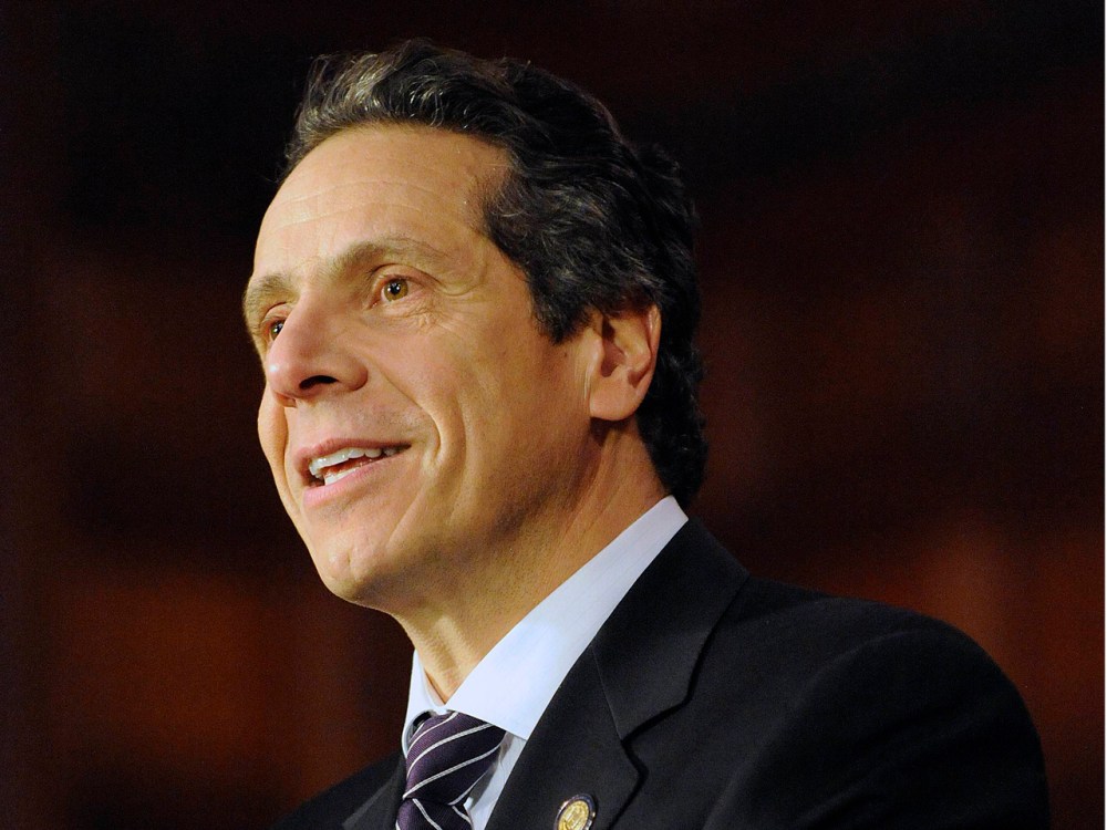 New York Governor Andrew Cuomo is seeking to expand women's rights in his state. (REUTERS/Hans Pennink)