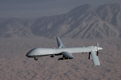 Undated handout image courtesy of the U.S. Air Force shows a MQ-1 Predator unmanned aircraft. REUTERS/U.S. Air Force/Lt Col Leslie Pratt/Handout