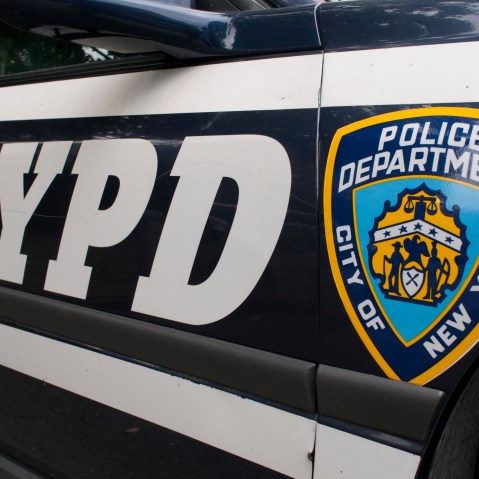 NYPD car in New York. (Sergi Reboredo/Zuma Wire/Zuma Press)