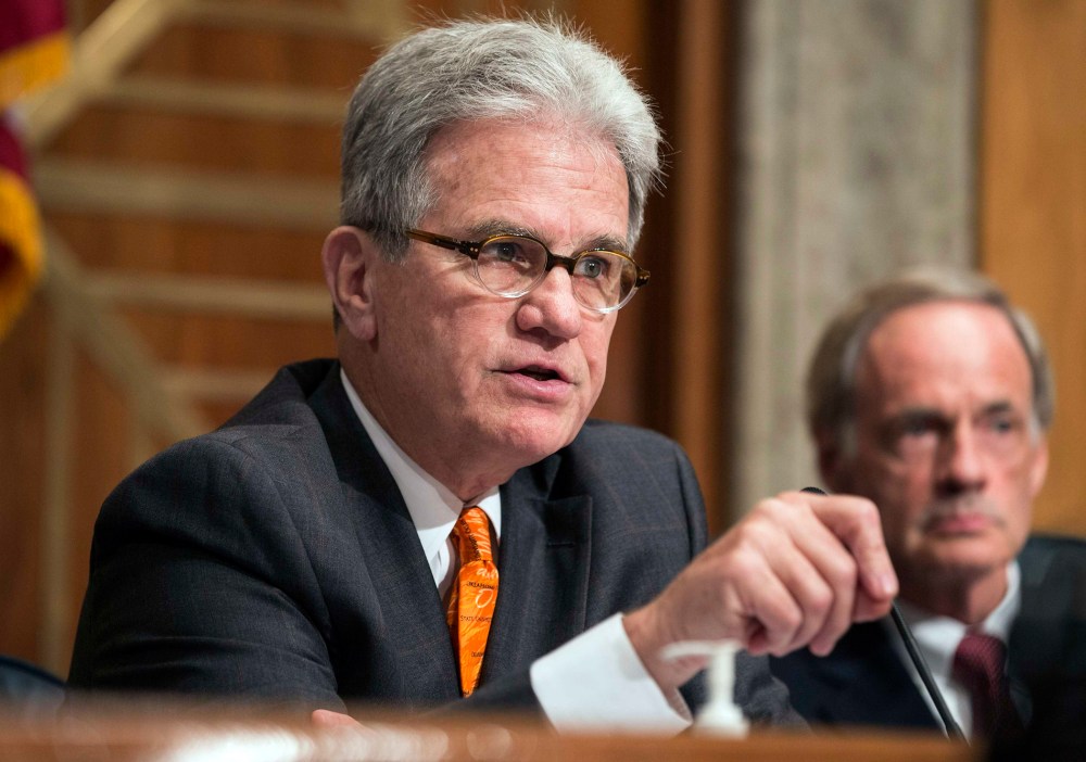 Senator Tom Coburn (R-OK) speaks during a hearing on Capitol Hill in Washington, July 9, 2014.