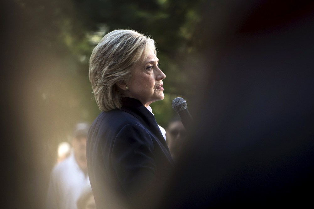 U.S. Democratic presidential candidate Hillary Clinton speaks during a community forum campaign event at Cornell College in Mt Vernon, Iowa, Oct. 7, 2015. (Photo by Scott Morgan/Reuters)