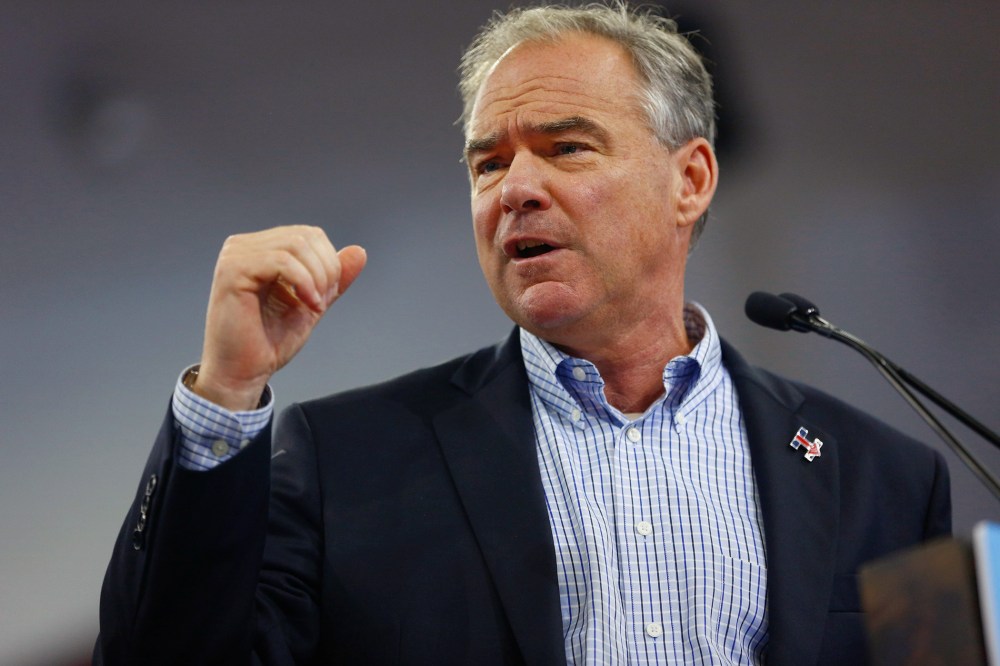Democratic vice presidential candidate Senator Tim Kaine (D-VA) campaigns on the campus of Temple University in Philadelphia, Pa., July 29, 2016. (Photo by Aaron P. Bernstein/Reuters)