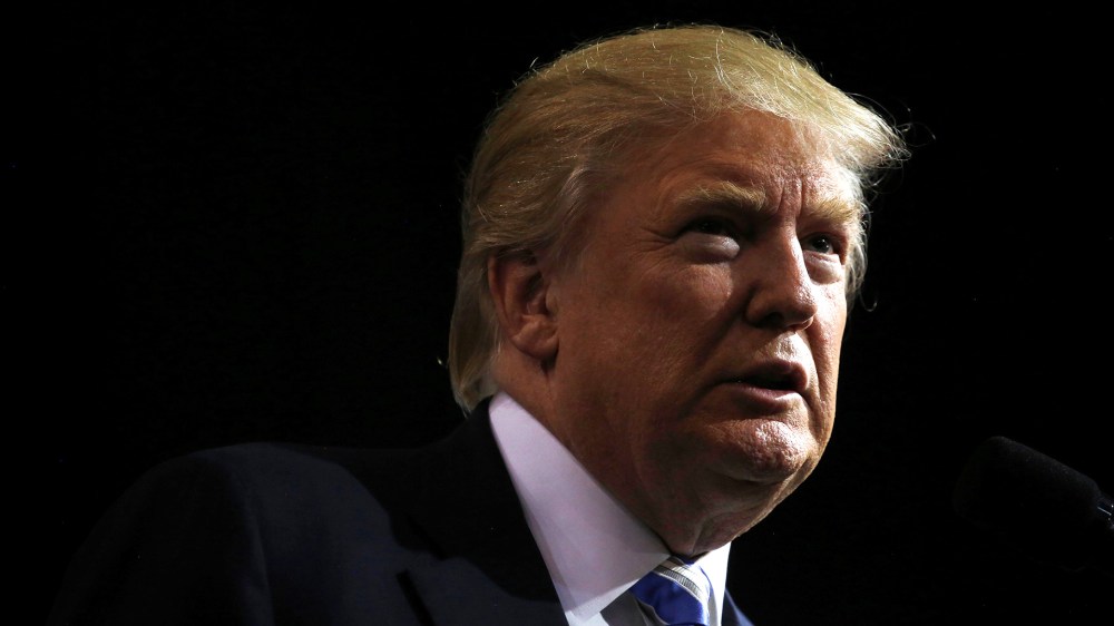 Then, Republican presidential nominee Donald Trump holds a campaign rally in Cleveland, Ohio, on Oct. 22, 2016. (Photo by Jonathan Ernst/Reuters)