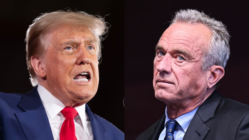 A side by side of Donald Trump and Robert F. Kennedy Jr.