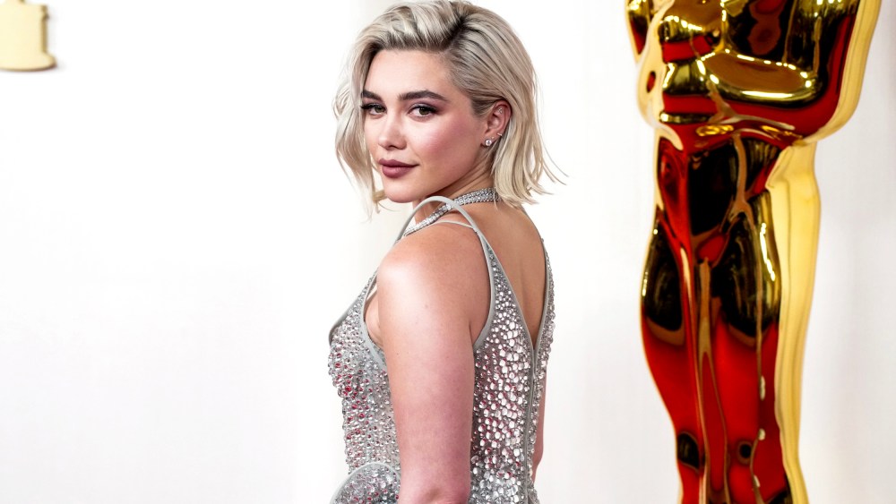 Florence Pugh at the 96th Annual Academy Awards in Hollywood, Calif. on March 10, 2024.