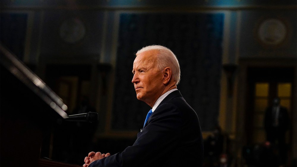Photo: US President Joe Biden addresses a joint session of Congress at the U.S. Capitol.