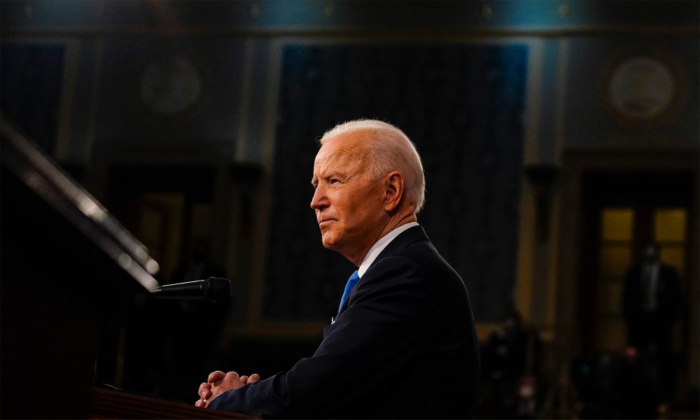 Photo: US President Joe Biden addresses a joint session of Congress at the U.S. Capitol.