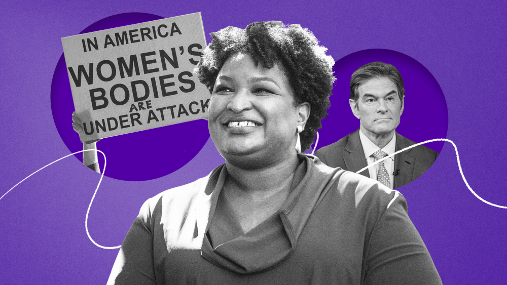 Photo Illustration: Headlines from the week included Stacey Abrams' gubernatorial announcement, Dr. Oz, and the Supreme Court's ruling on abortion rights