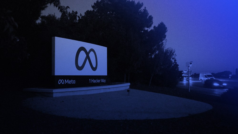 Image: Signage for Meta, the parent company of Facebook, in Menlo, Calif., on Nov. 4, 2021.