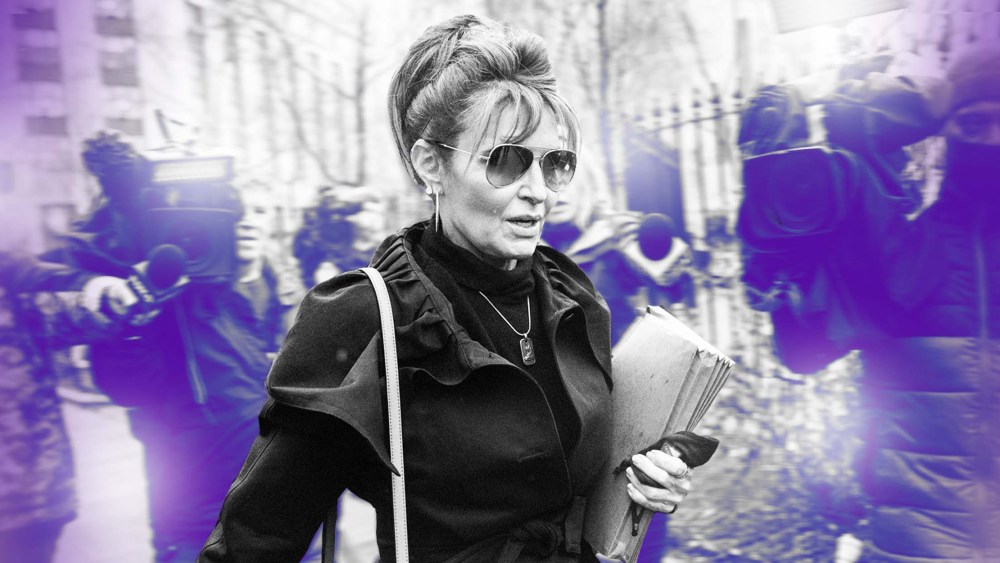 Photo Illustration: Sarah Palin is seeking retribution against the media in her ongoing defamation suit