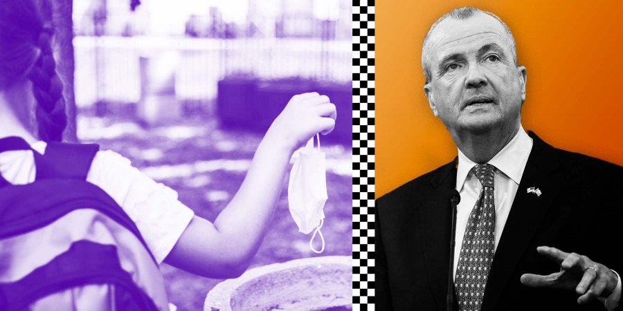 Photo Illustration: New Jersey and Delaware are ending mask mandates in schools and childcare settings