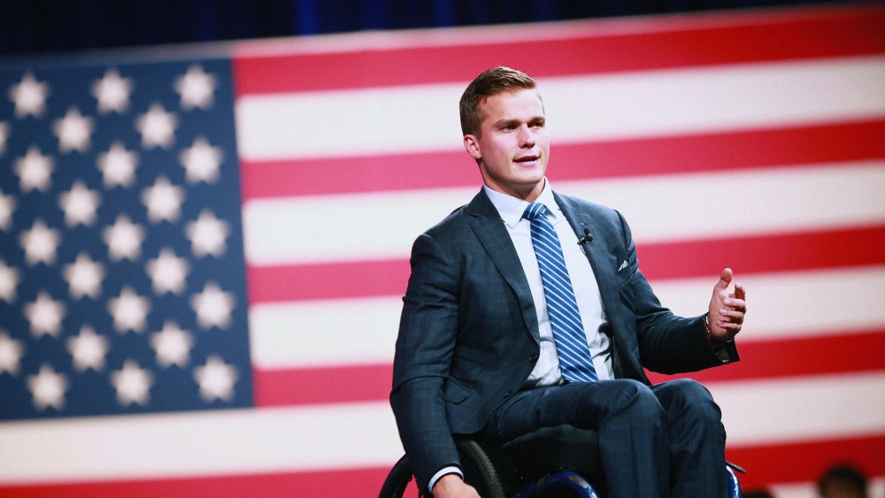 Rep. Madison Cawthorn, a Republican from North Carolina, speaks during the Conservative Political Action Conference (CPAC) in Dallas, TX, U.S.July 9, 2021.