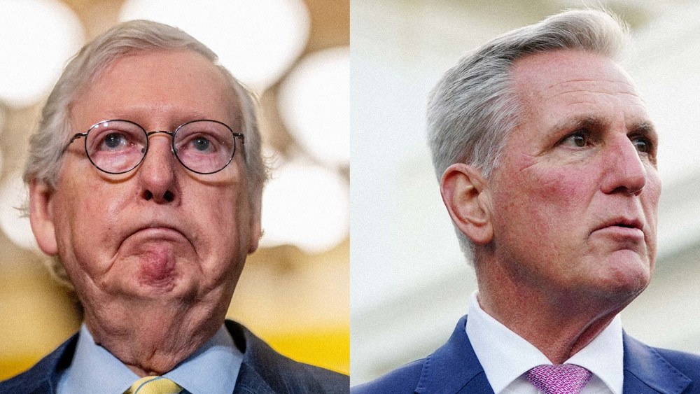 Photo Illustration: Rep. Mitch McConnell and Rep. Kevin McCarthy