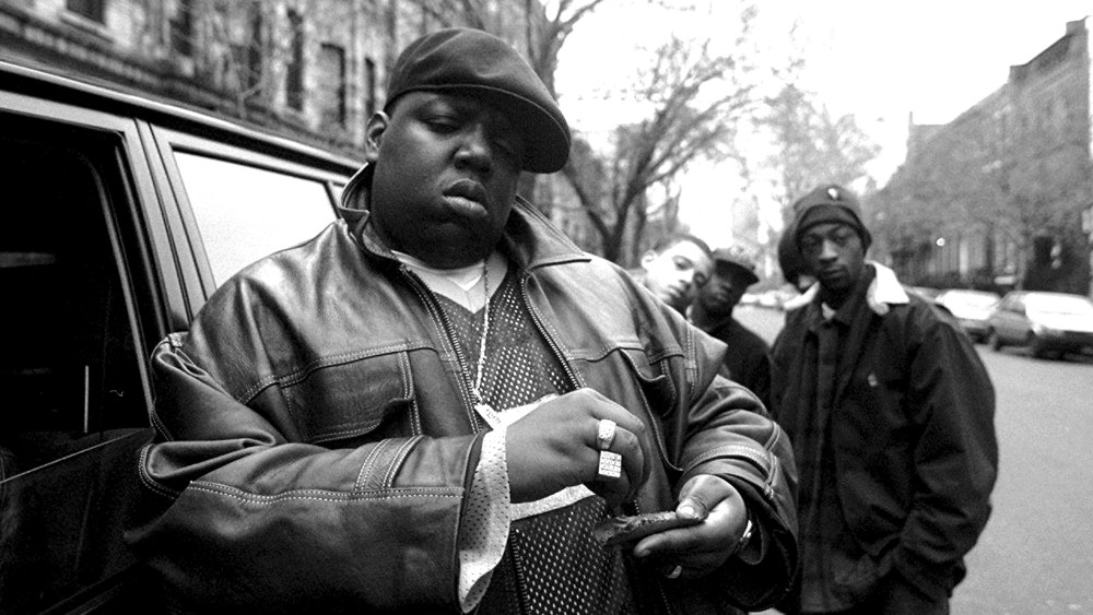 Rapper Notorious B.I.G., aka Biggie Smalls, aka Chris Wallac
