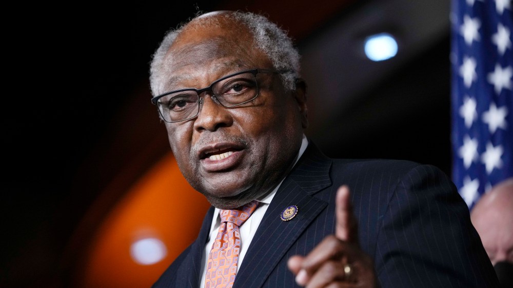 Rep. Jim Clyburn during a news conference on Capitol Hill July 30, 2021 in Washington, DC.