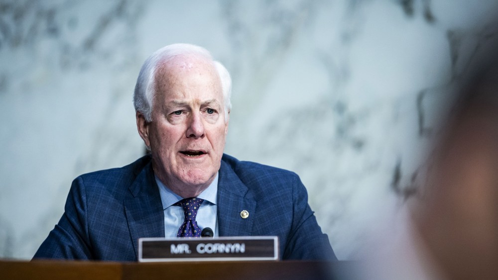 Sen. John Cornyn, R-Texas, speaks during a Senate Judiciary Committee confirmation hearing for Judge Ketanji Brown Jackson's nomination to the Supreme Court on March 22, 2022.