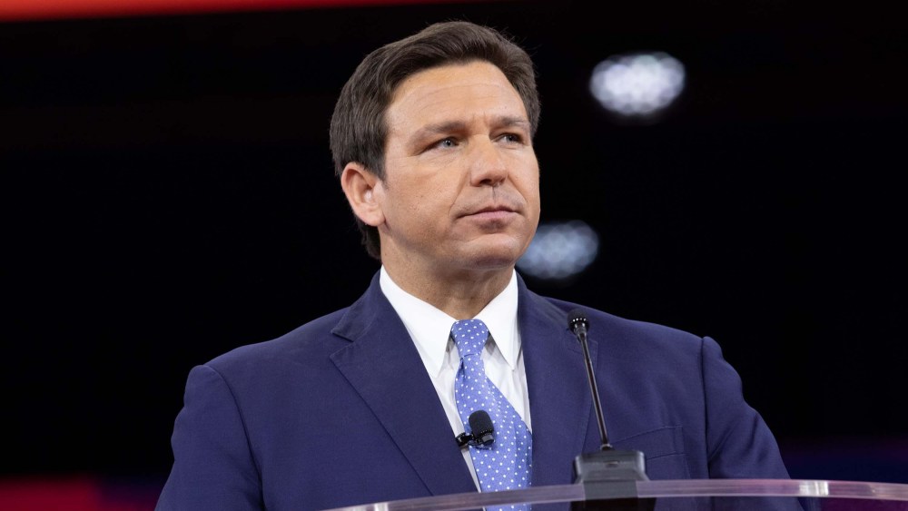 Ron DeSantis, governor of Florida, speaks during the Conservative Political Action Conference (CPAC) in Orlando, Florida, U.S., on Thursday, Feb. 24, 2022. Launched in 1974, the Conservative Political Action Conference is the largest gathering of conservatives in the world.