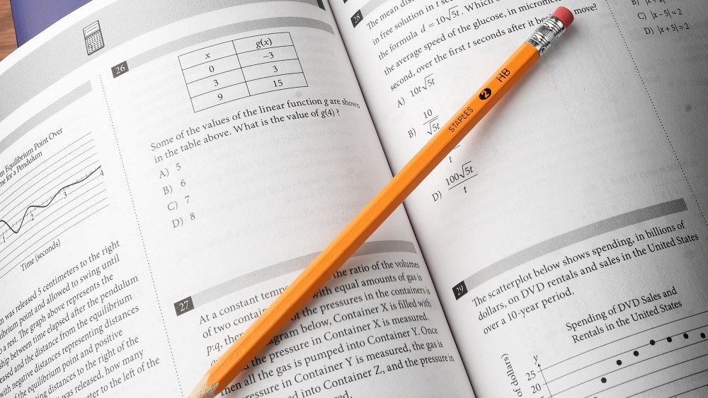 SAT college entrance exam preparation book
