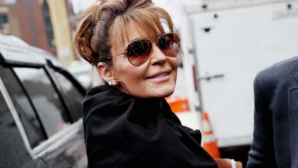 Sarah Palin arrives the Supreme Court in NYC