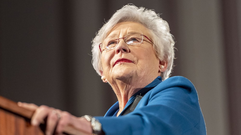 Alabama Gov. Kay Ivey addresses legislators in Montgomery in 2020.