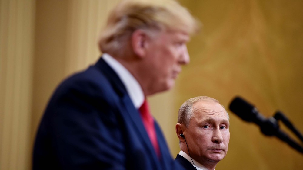 President Donald Trump and Russian President Vladimir Putin
