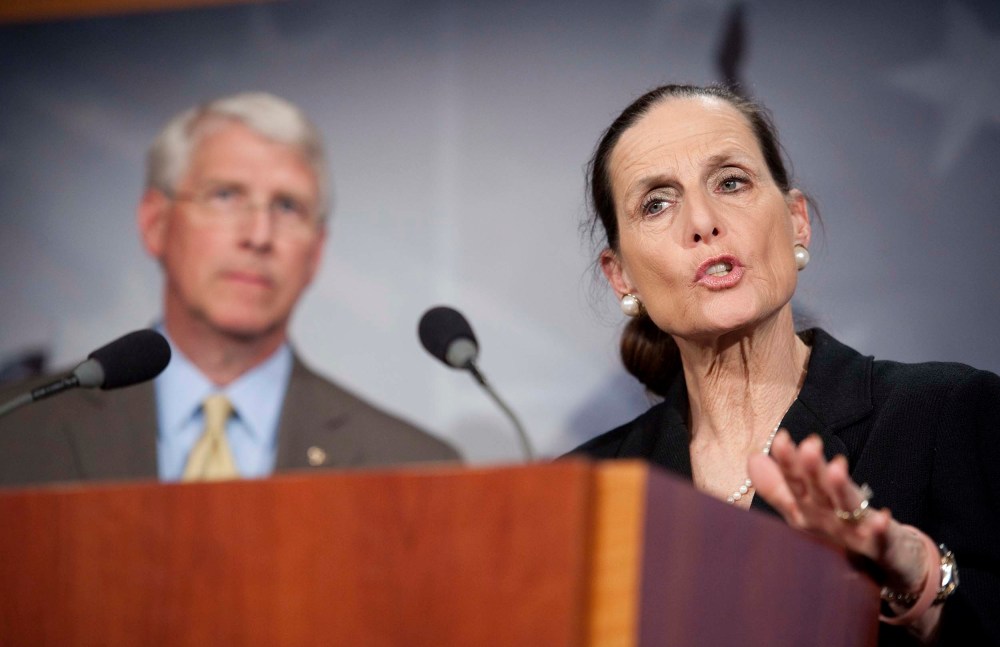 Rep. Jean Schmidt during a news conference on legislation aimed at strengthening the ban on the use of federal funds for abortions on May 5, 2011.
