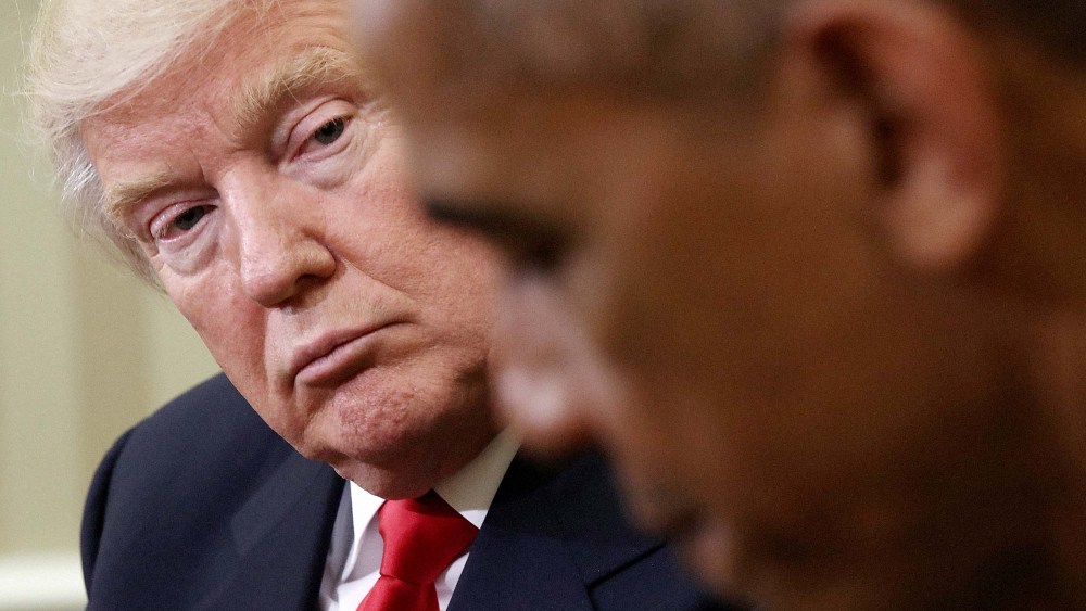President Obama Meets With President-Elect Donald Trump In The Oval Office Of White House