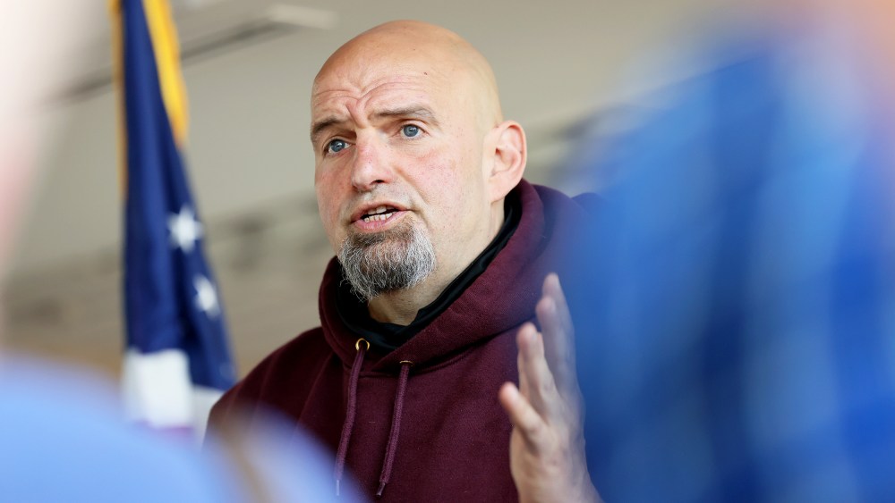 PA Democratic Senate Candidate John Fetterman Campaigns Ahead Of Primary Election