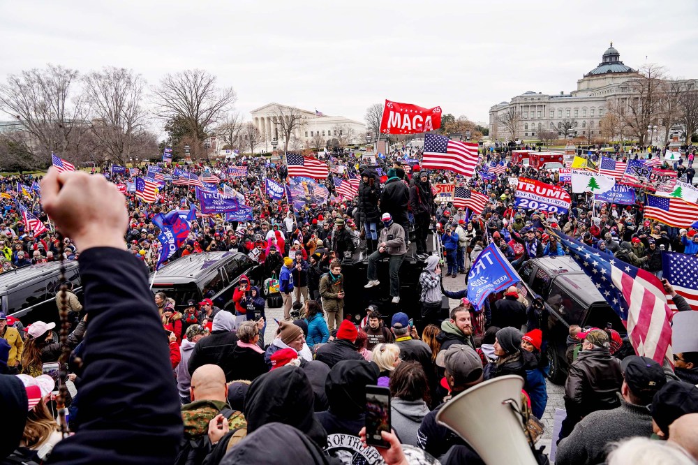Trump Supporters Hold "Stop The Steal" Rally In DC Amid Ratification Of Presidential Election