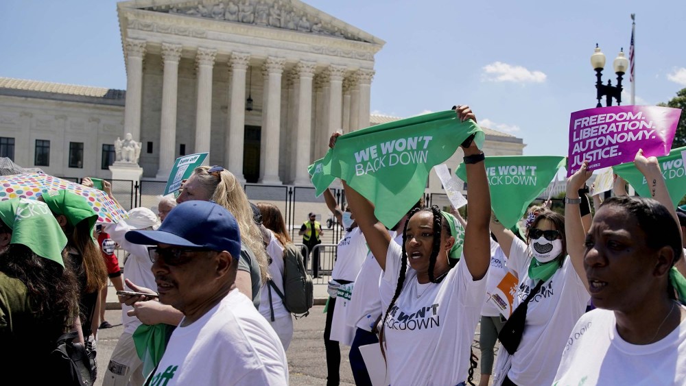 Planned Parenthood Leaders And Activists Protest Supreme Court's Overturning Of Roe V. Wade